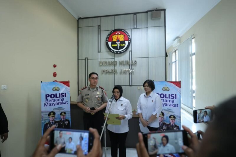 Kombes Pol Ganis Setyaningrum saat menjelaskan bahwa proses hukum yang berjalan dipastikan secara profesional