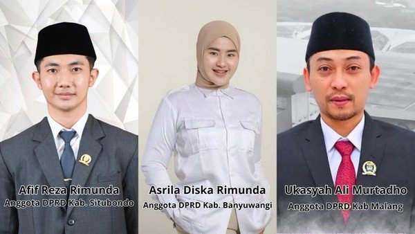 Ketiga anggota DPRD yang diduga pesta sabu di salah satu hotel Surabaya
